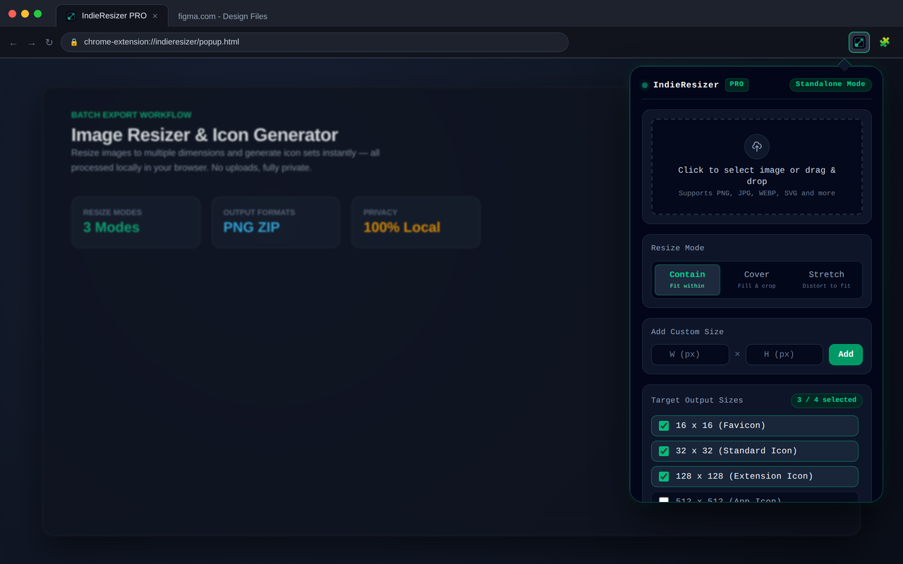 IndieResizer screenshot