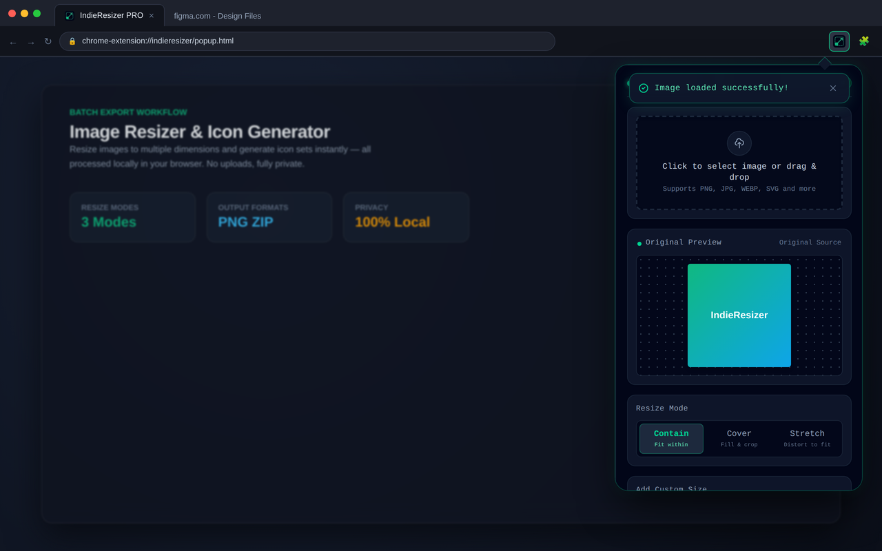 IndieResizer screenshot