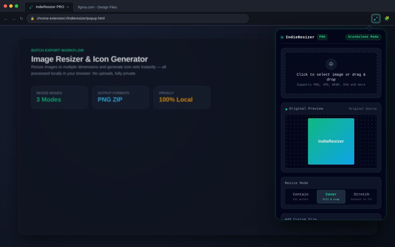 IndieResizer screenshot