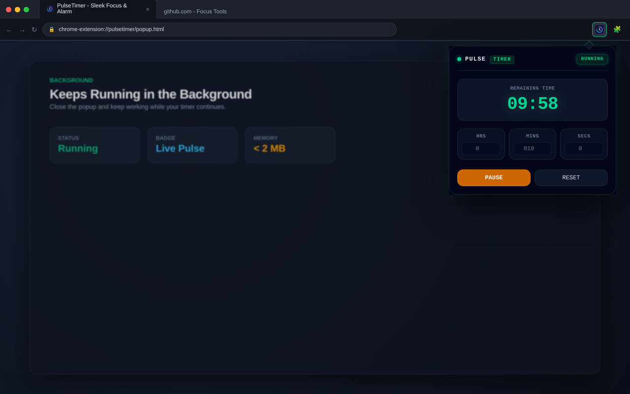 PulseTimer screenshot